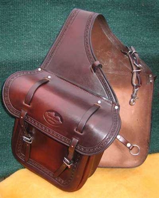 Saddle Ridge Woven Leather Tote Bag